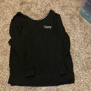 EUC. Black top by PINK. SIZE LARGE